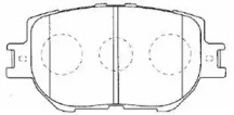 Комплект тормозных колодок AISIN A1N140